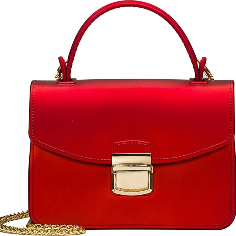 Top Handle Clutch Handbags Jelly Crossbody Bags for Women Tote Purse